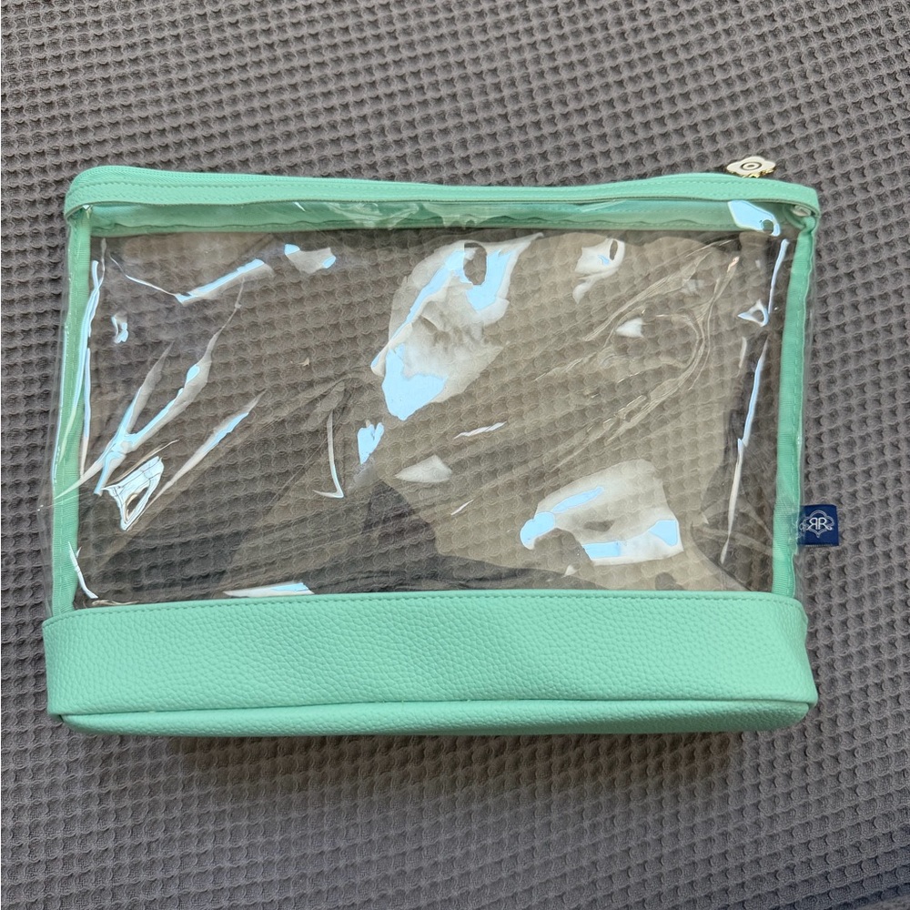 New Roller Rabbit x Target Green Large Cosmetic Bag